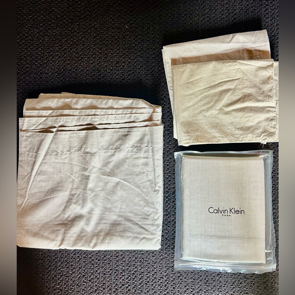 Calvin Klein Home  Grey Bedding Collection